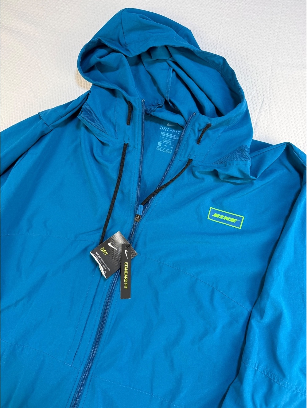 Nike Sport Clash Dri-FIT Jacket Men’s 3XL Tall Teal Blue Hooded Techwear New